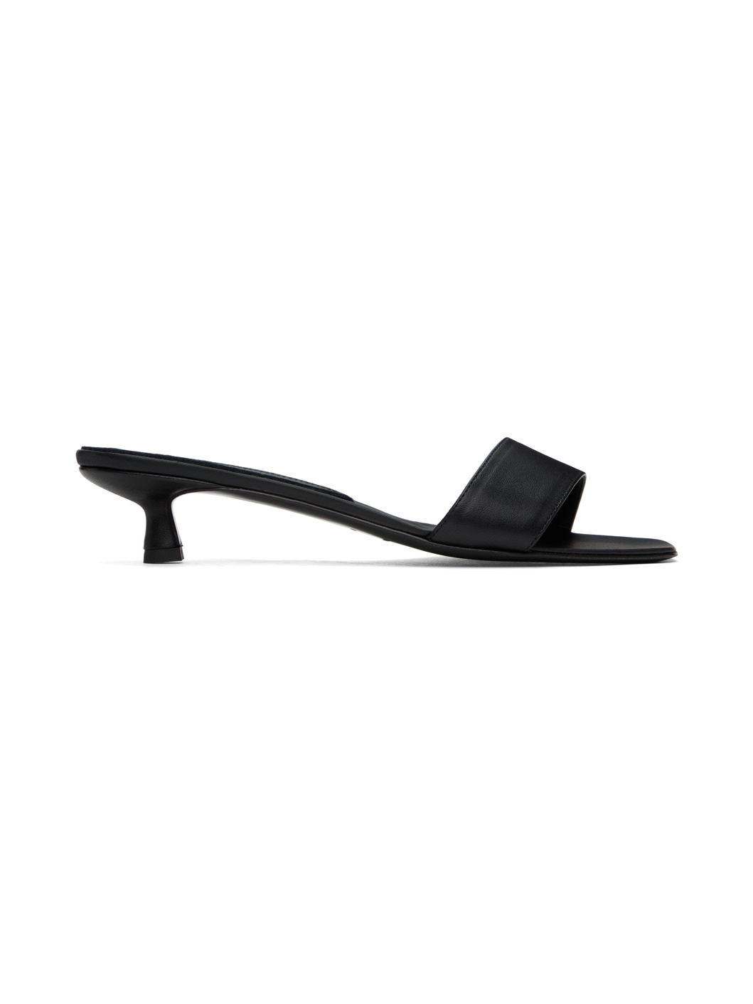 Black Atrium Mules - 1