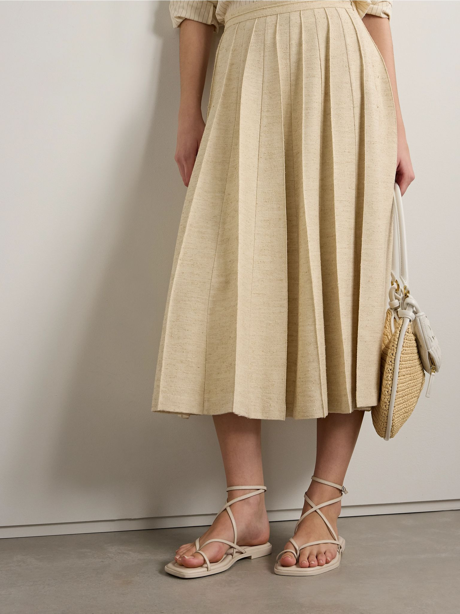 Davis leather sandals Cream - 2