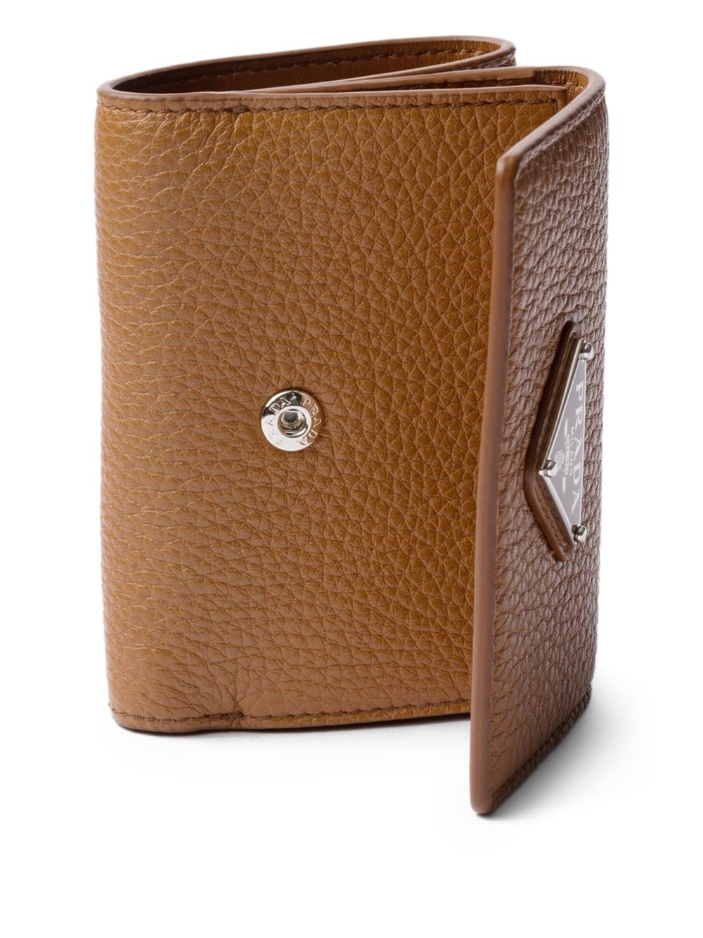 textured leather wallet - 3