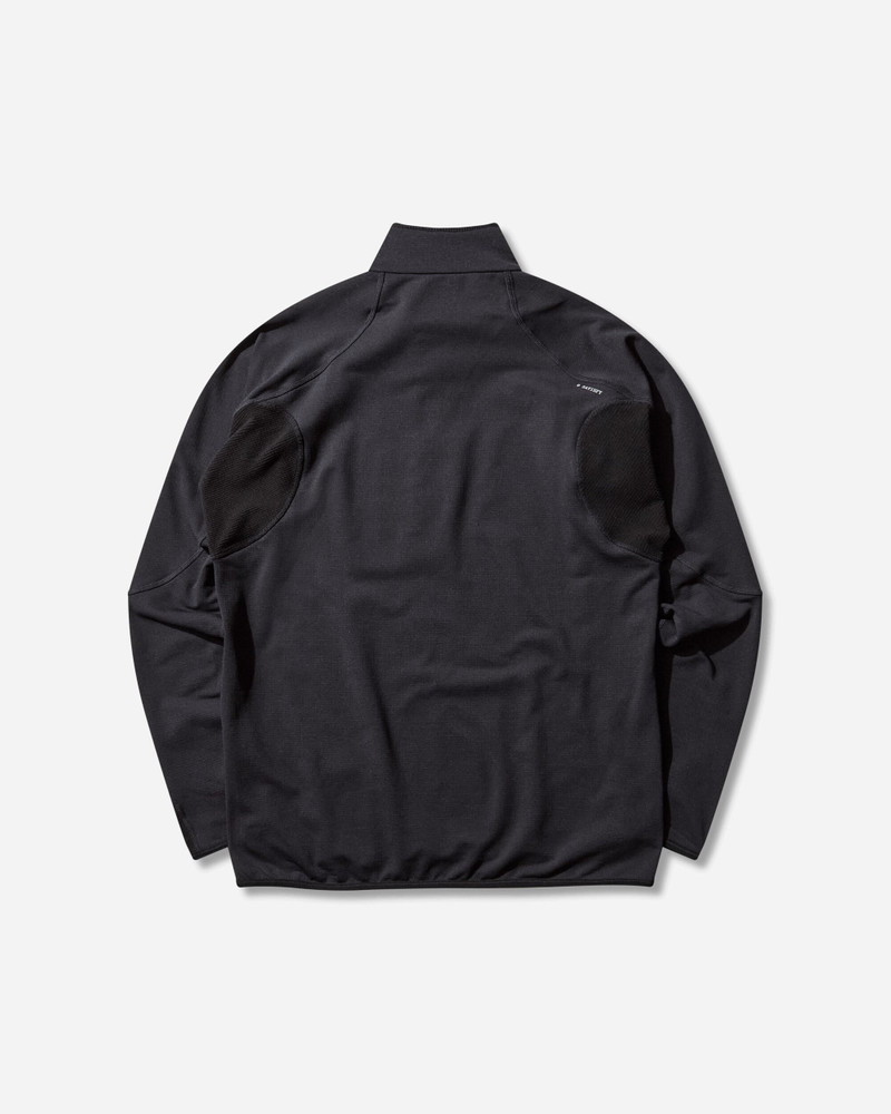 SATISFY Men's FuzzFleece Half‑Zip Sweatshirt Black outlook
