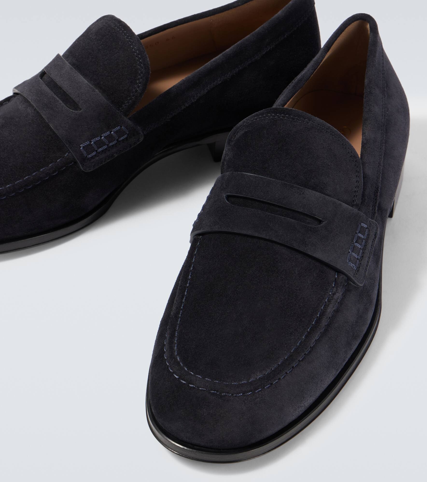 George suede penny loafers - 3