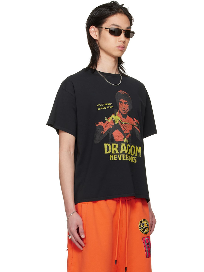 BRUCE LEE x LỰU ĐẠN Black Athletic T-shirt 2