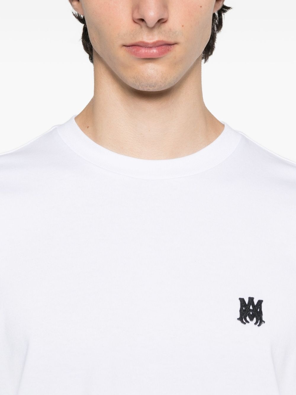logo-embroidered T-shirt - 4
