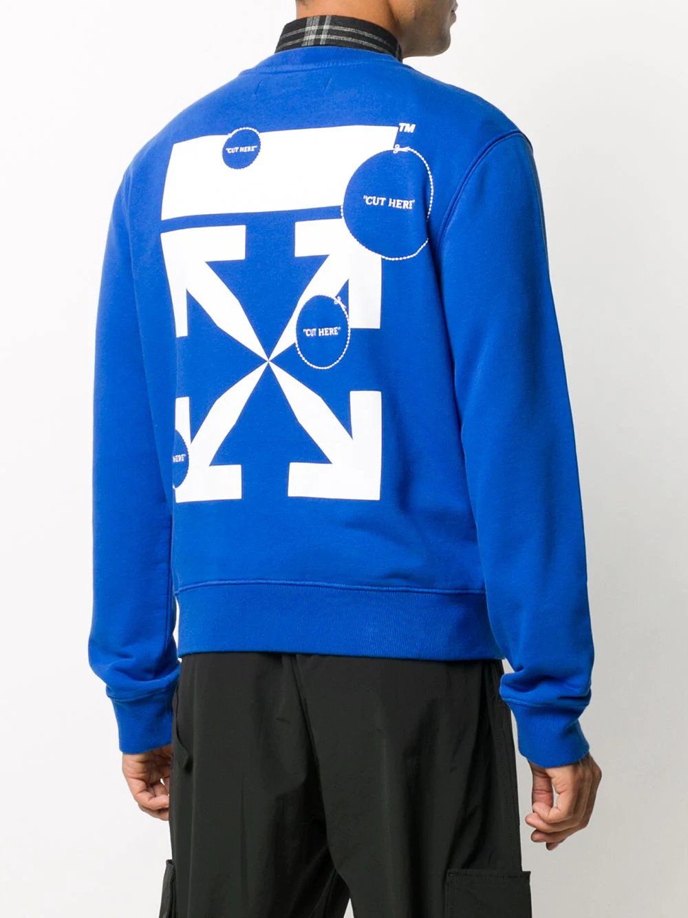 Cut Here logo-print sweatshirt - 4