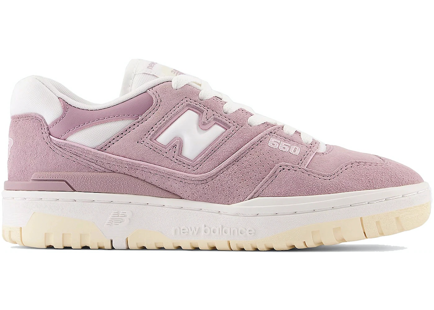 New Balance 550 Lilac Chalk Suede (W) - 1