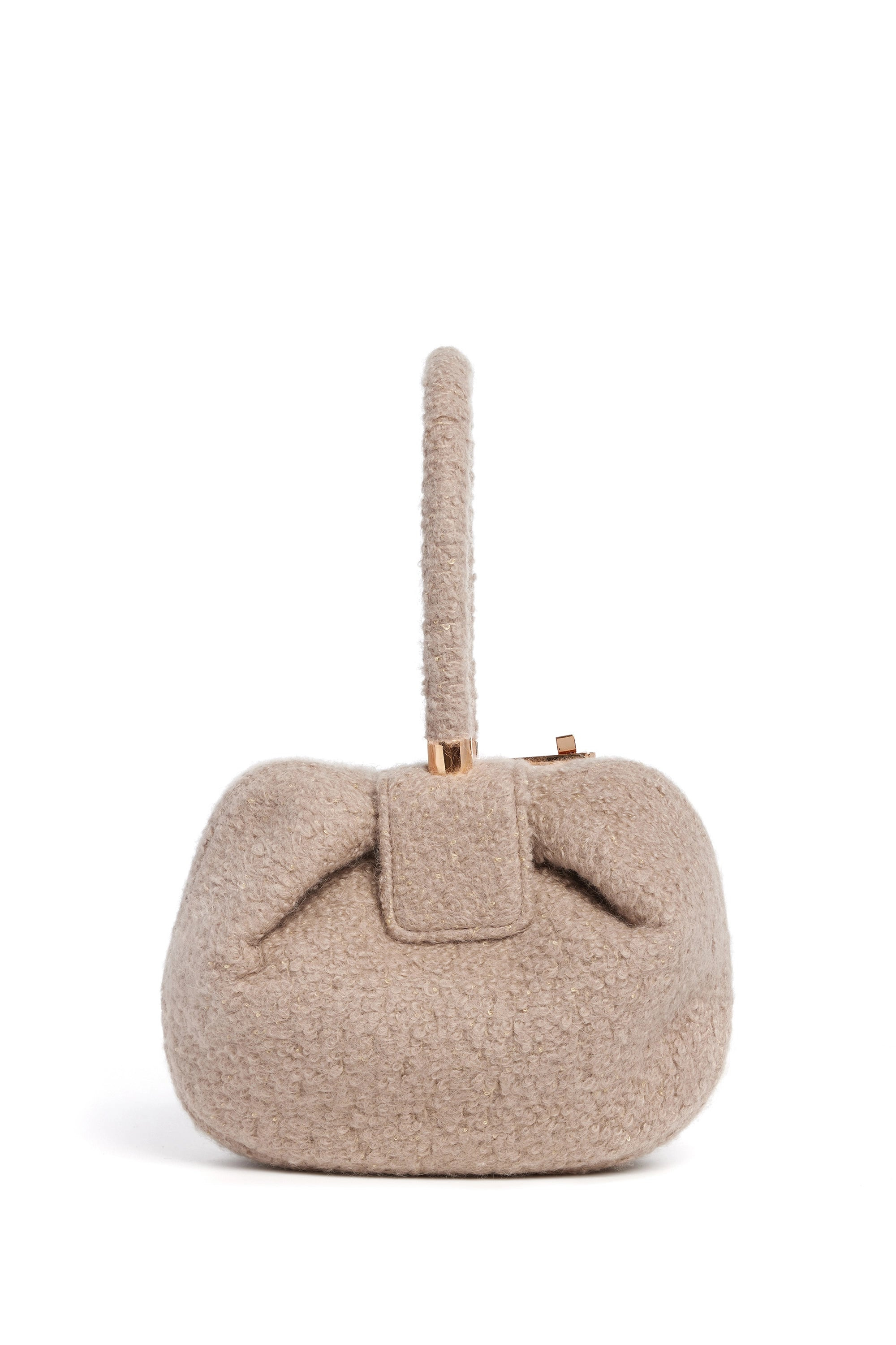 Nina Bag in Camel Cashmere Boucle 2