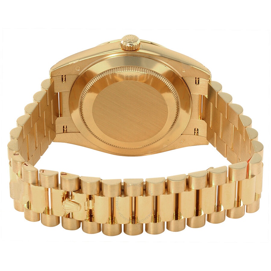 Rolex Oyster Perpetual Day-Date Black Dial Automatic Men's 18 Carat Yellow Gold President Watch 2283 - 3