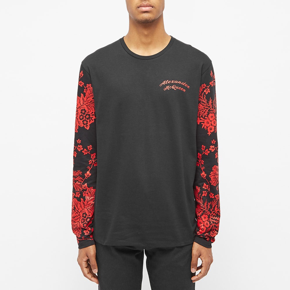 Alexander McQueen Long Sleeve Mcqueen Logo Tee - 4