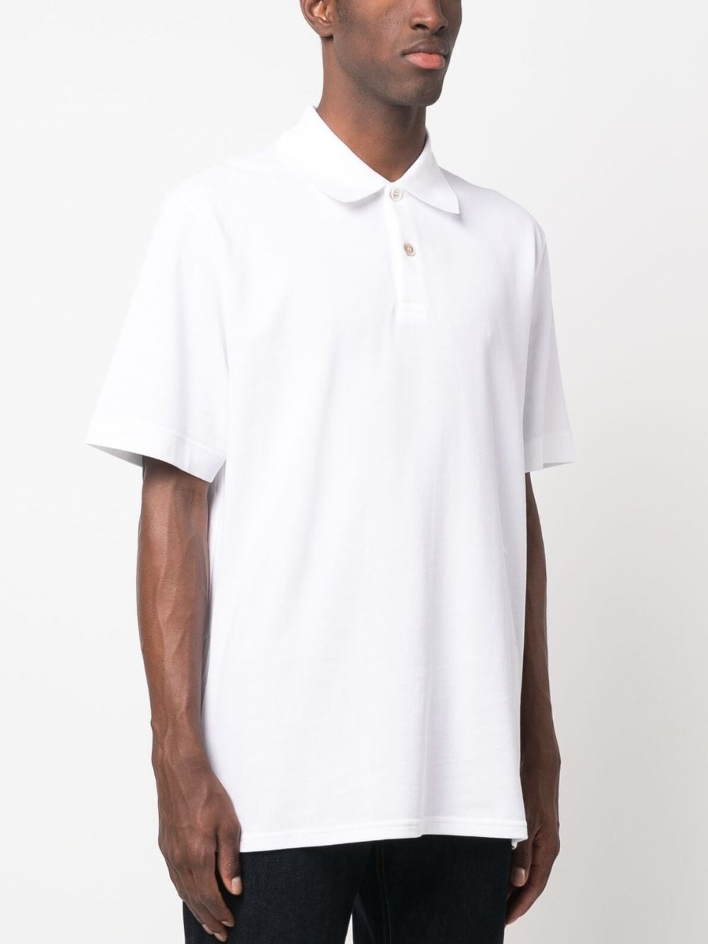 short-sleeve cotton polo shirt - 3