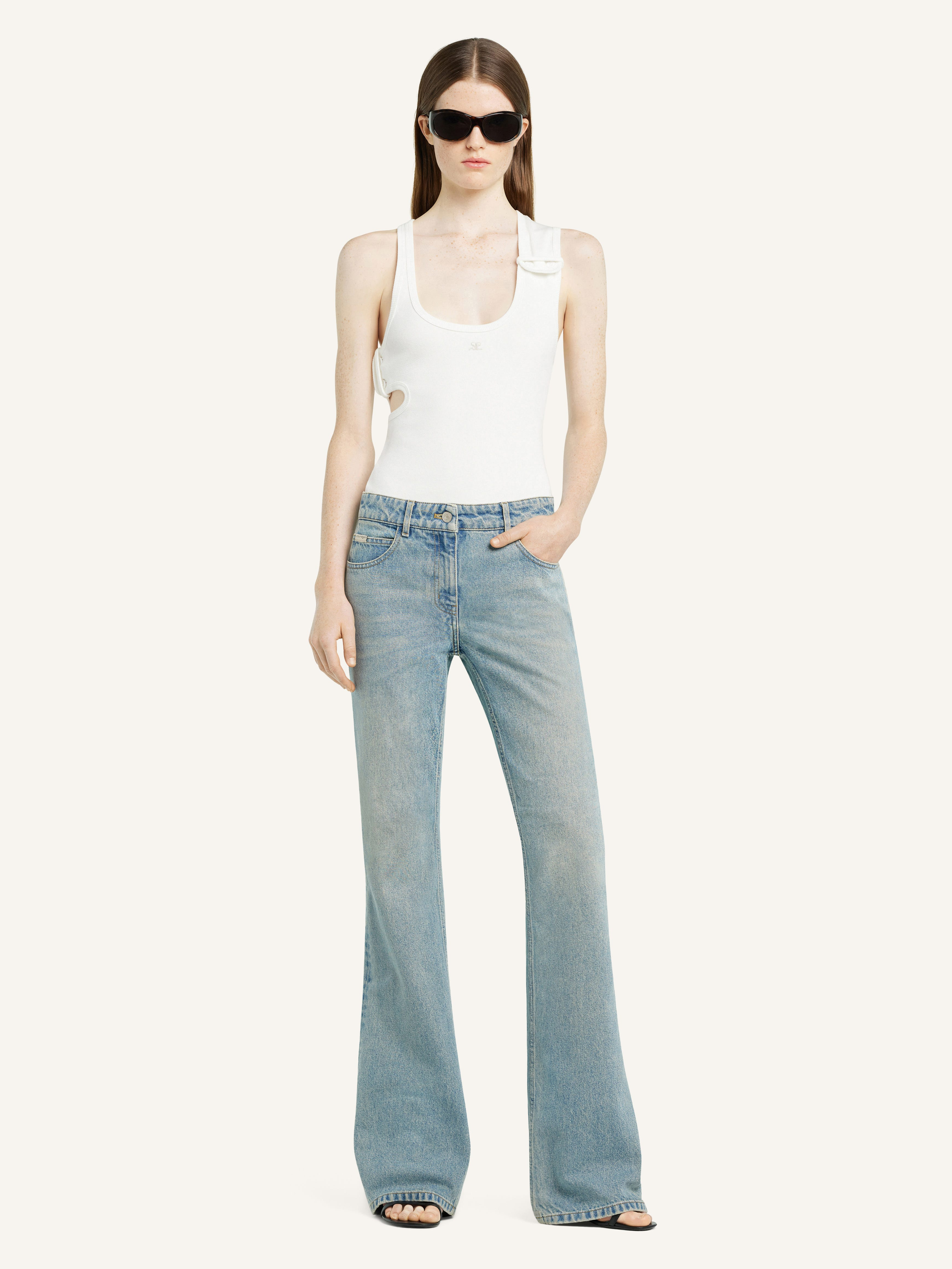 BOOTCUT DENIM PANTS - 2