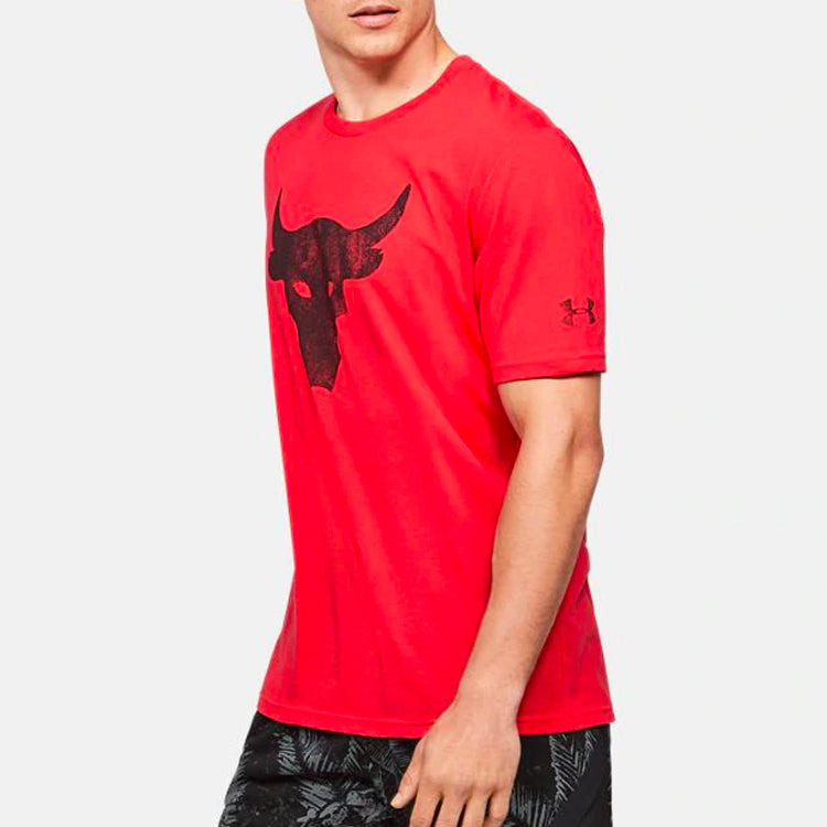 Under Armour Project Rock Brahma Bull T-shirt 'Red' 1351582-608 - 5