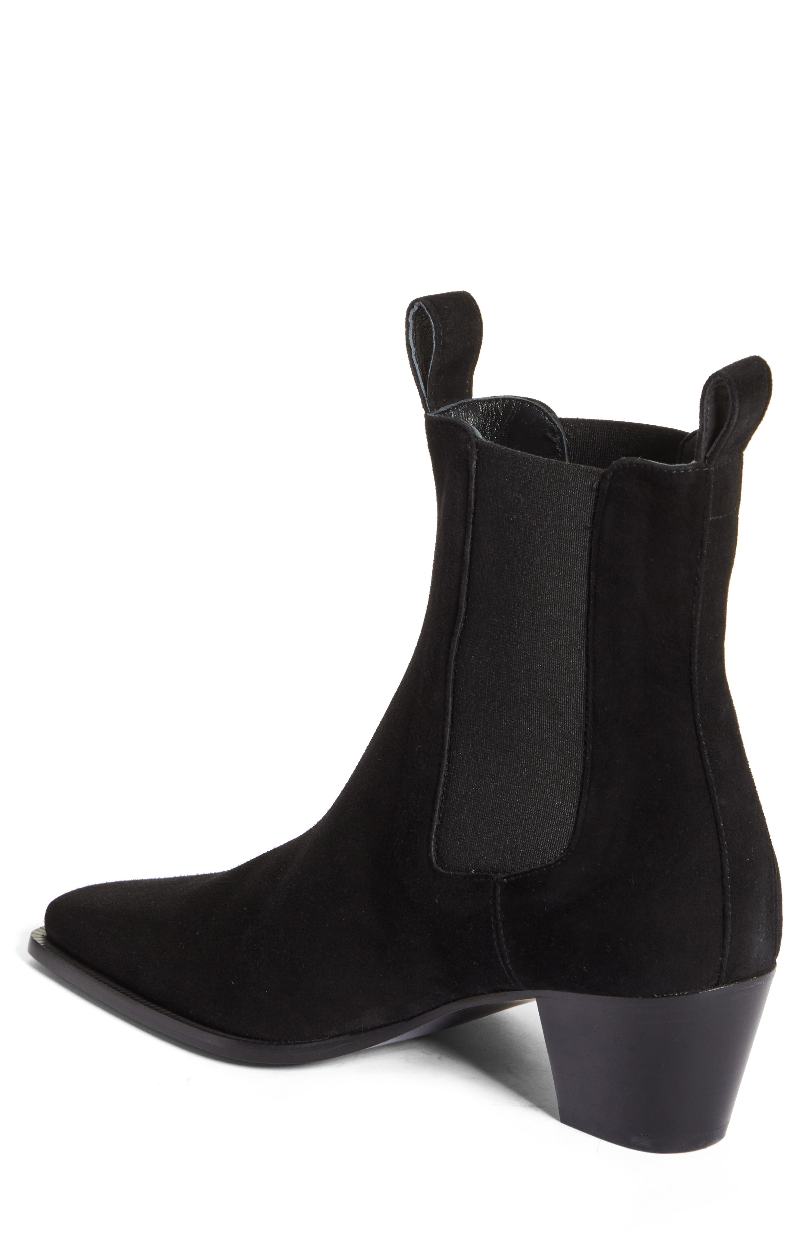 TOTEME The City Block Heel Chelsea Boot in Black at Nordstrom - 2