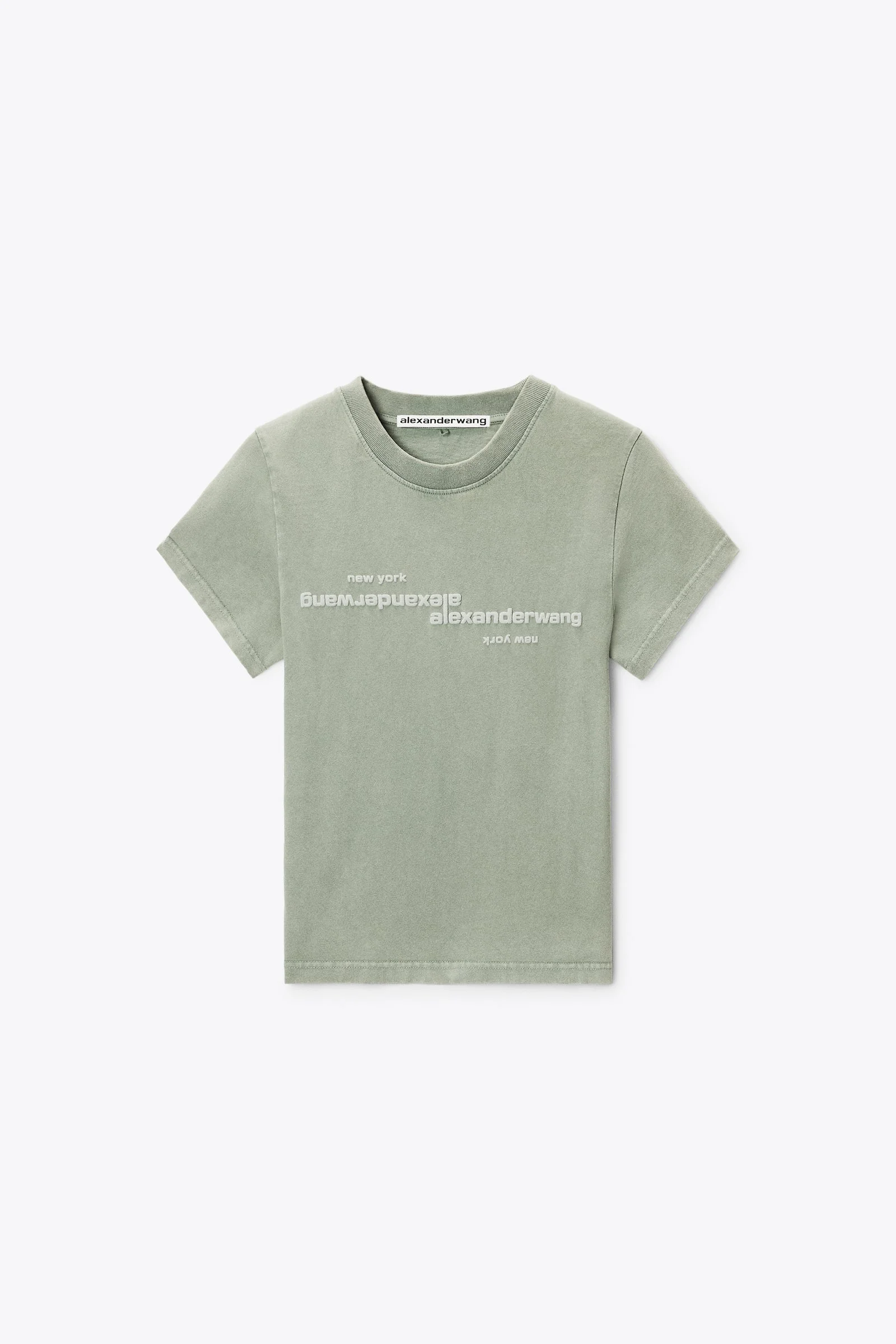 mirrored logo tee - 1