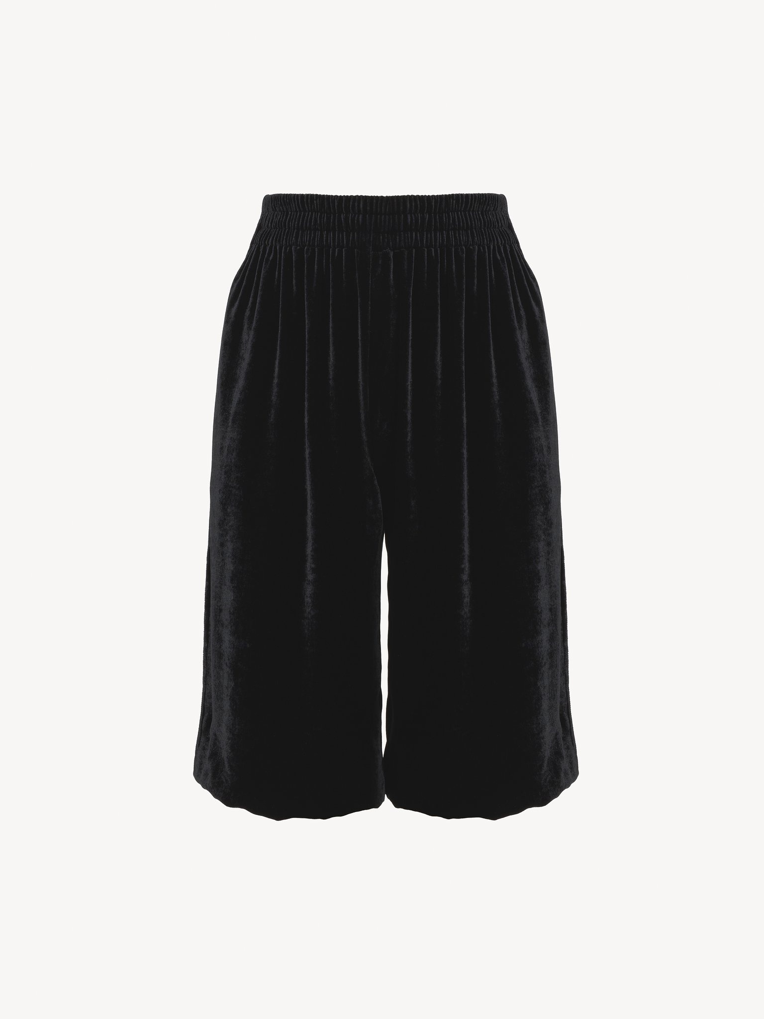 FLUID BERMUDA SHORTS IN VELVET - 2