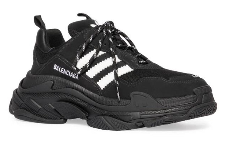 Adidas x Balenciaga Triple S Sneaker 'Black White' 712821W2ZB21090 - 3