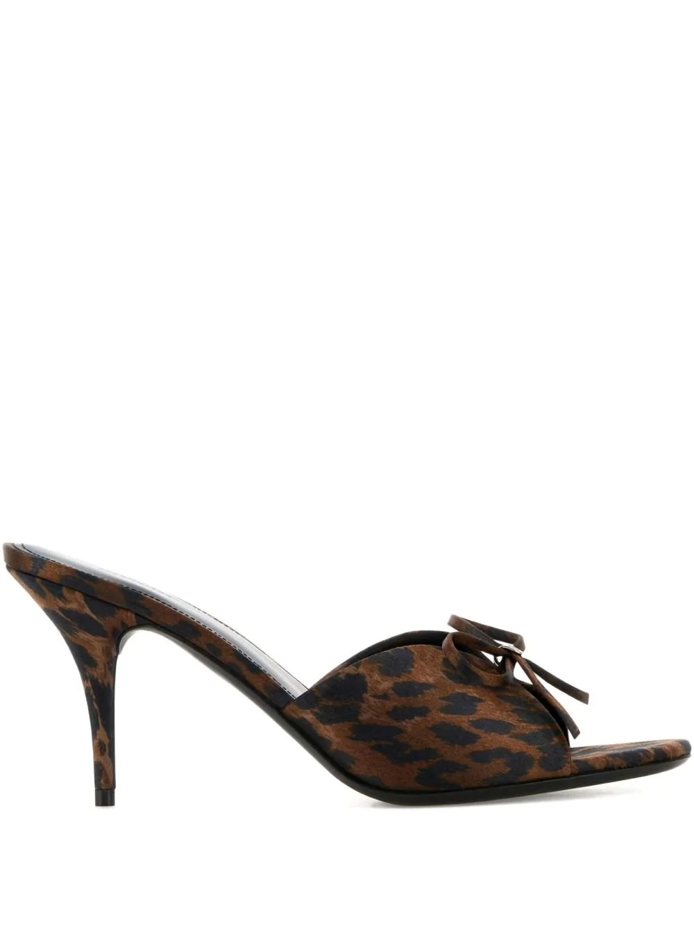 80mm leopard-print mules - 1