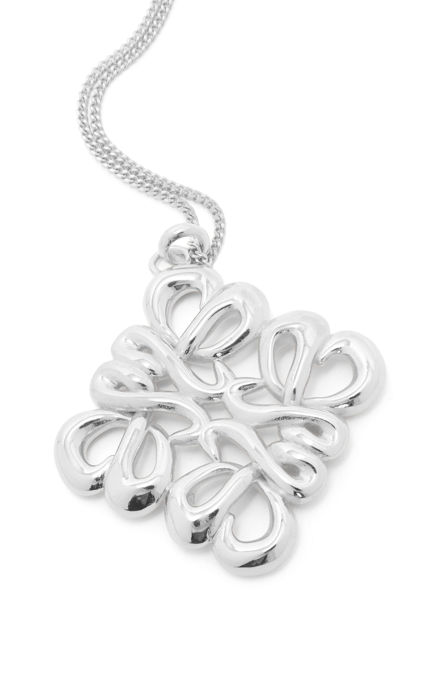 Large pendant necklace in sterling silver - 2