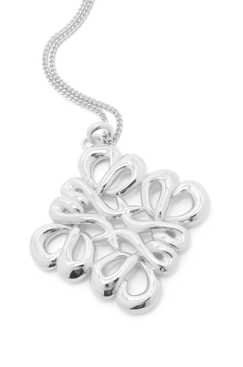 Loewe Large pendant necklace in sterling silver outlook