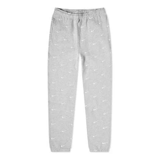 Men's Nike NRG Swoosh Logo Printing Casual Sports Pants/Trousers/Joggers Gray CJ8905-050 - 1