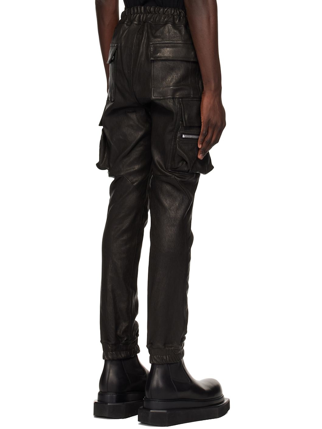 Black Porterville Mastodon Leather Trousers - 3