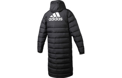 adidas adidas Tiro21L Down Football Hood Warm Down Jacket Men's Black GM5245 outlook