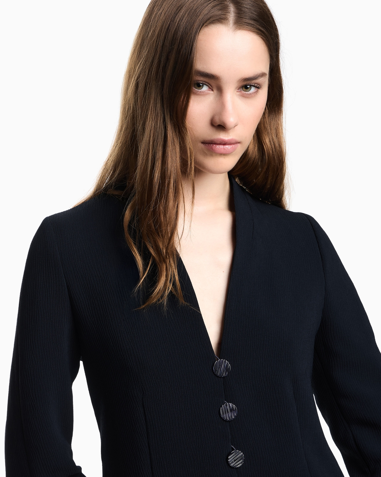 CRÊPE-EFFECT CADY BLAZER - 5
