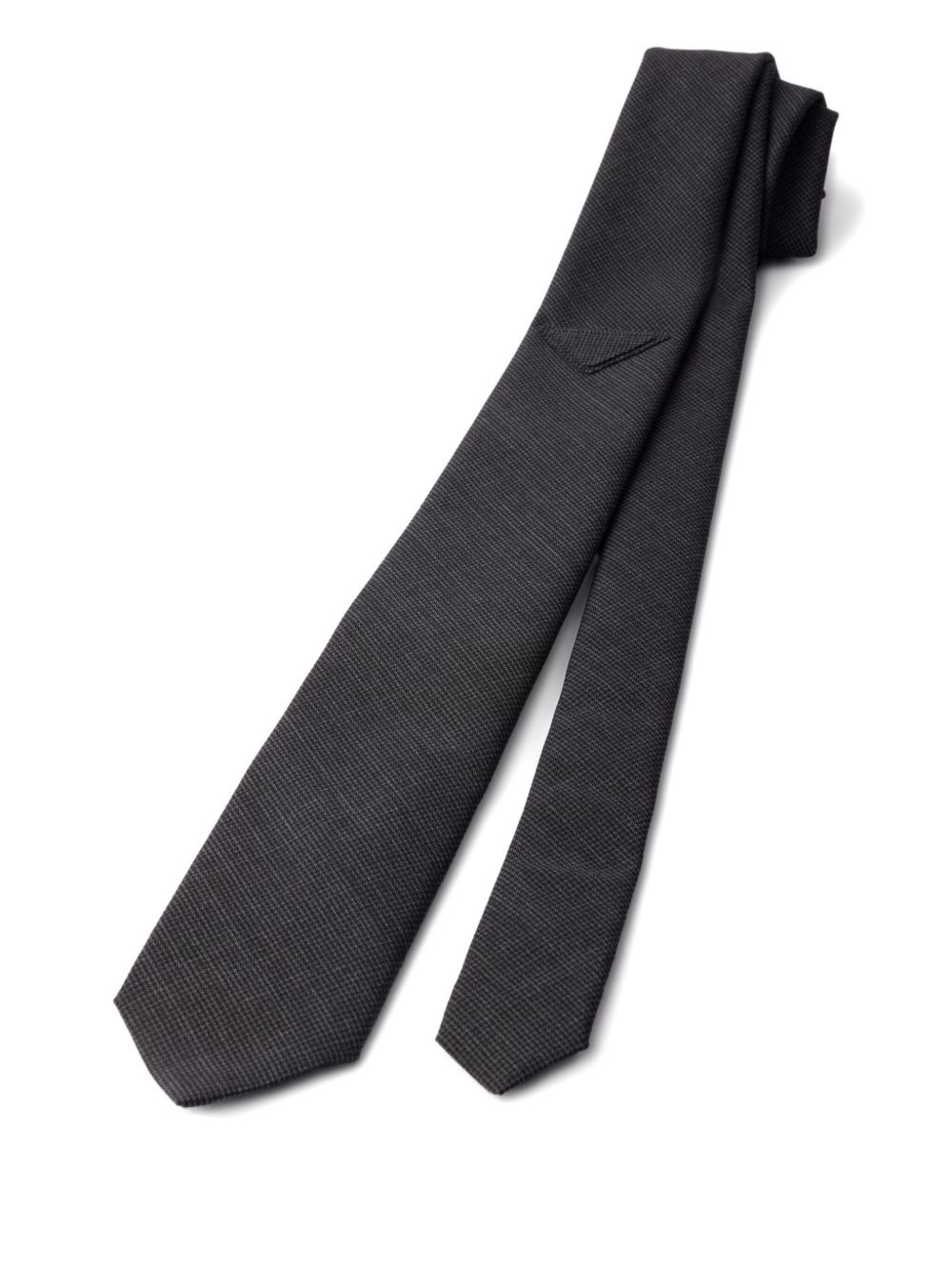 triangle-motif wool tie - 2