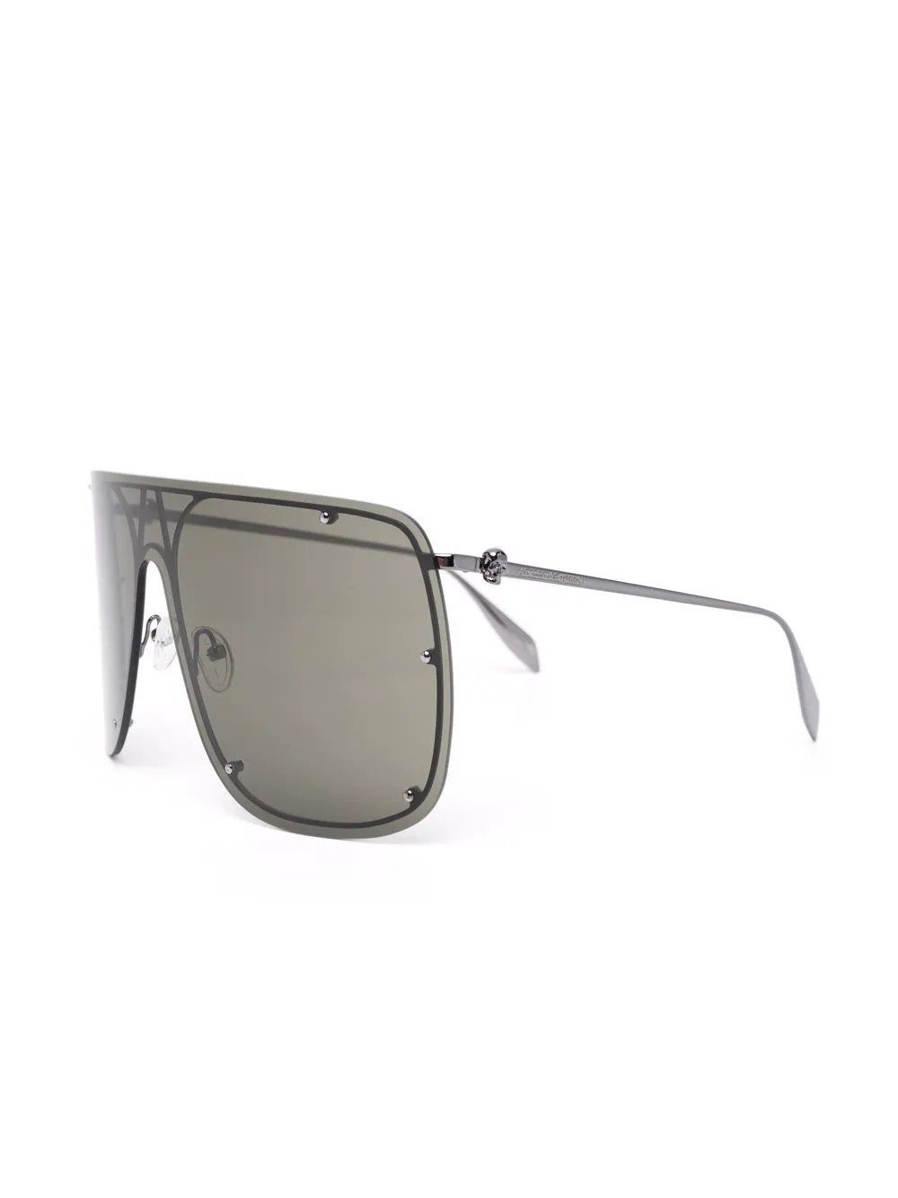 tinted oversize-frame sunglasses - 2