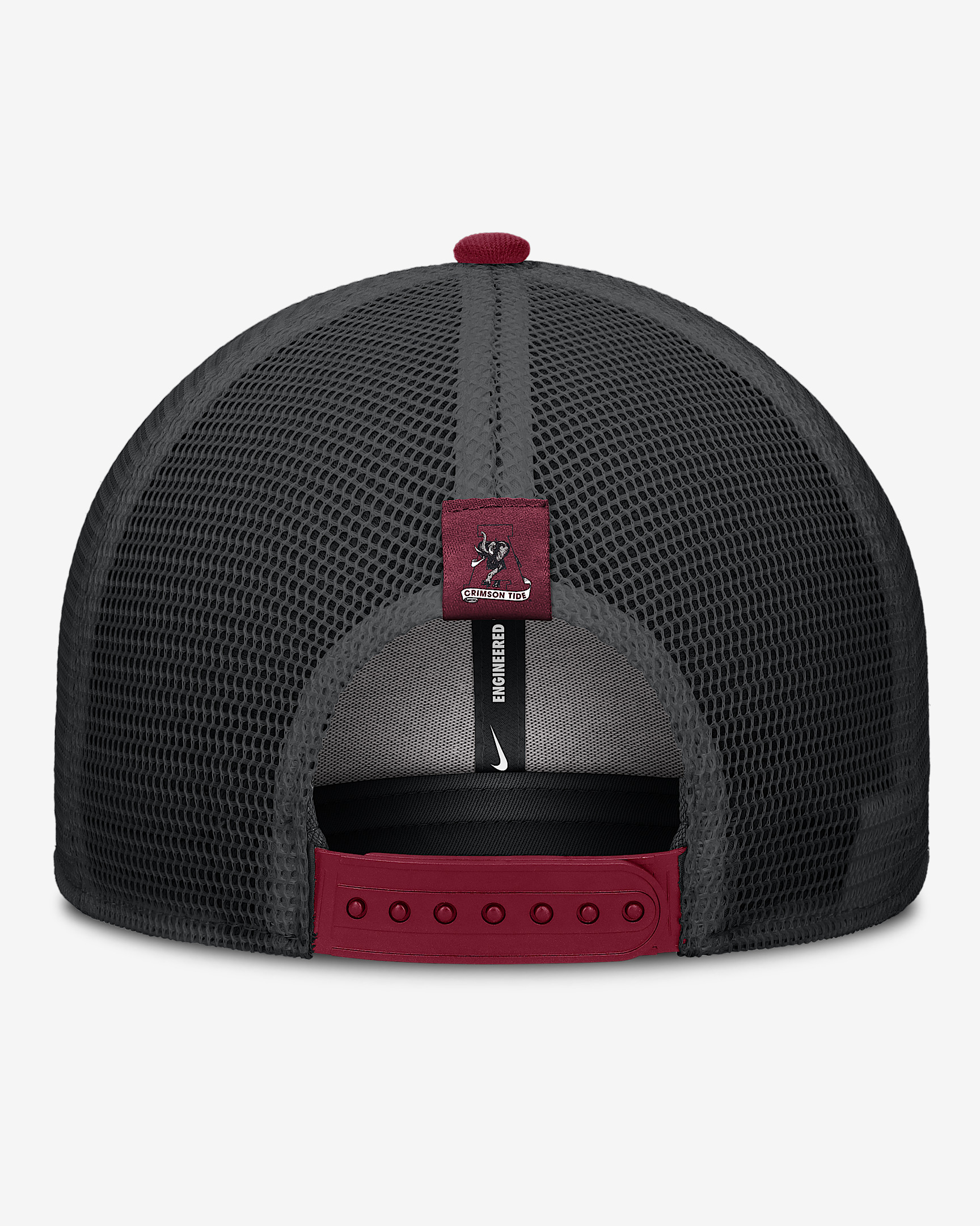 Alabama Legacy Arch Rise Men's Nike Dri-FIT College Trucker Adjustable Hat - 2