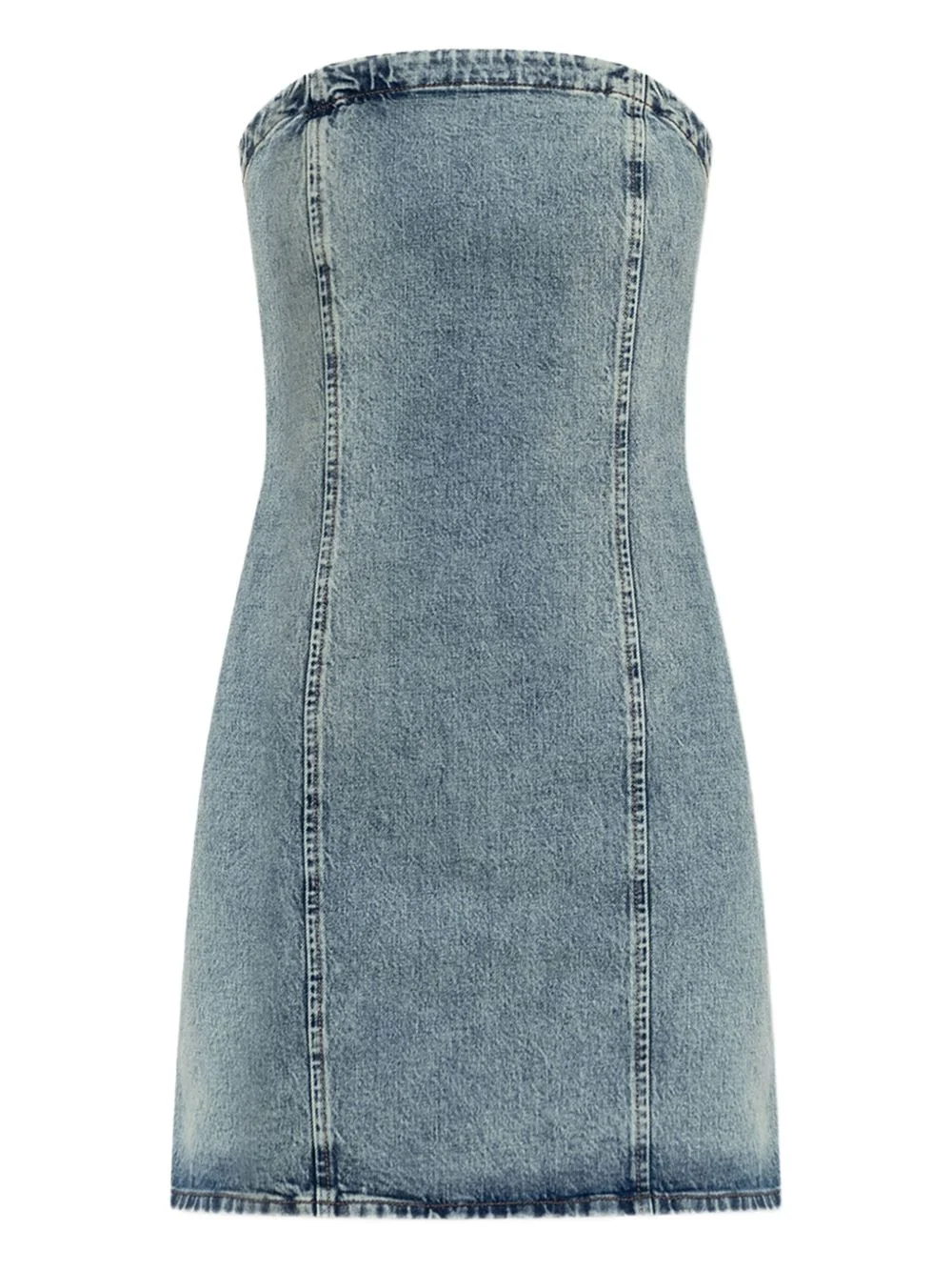 Nielle denim strapless dress - 1
