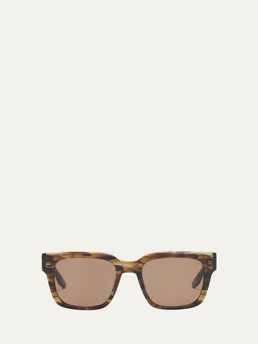 Men's Zander Plastic Rectangle Sunglasses - 1