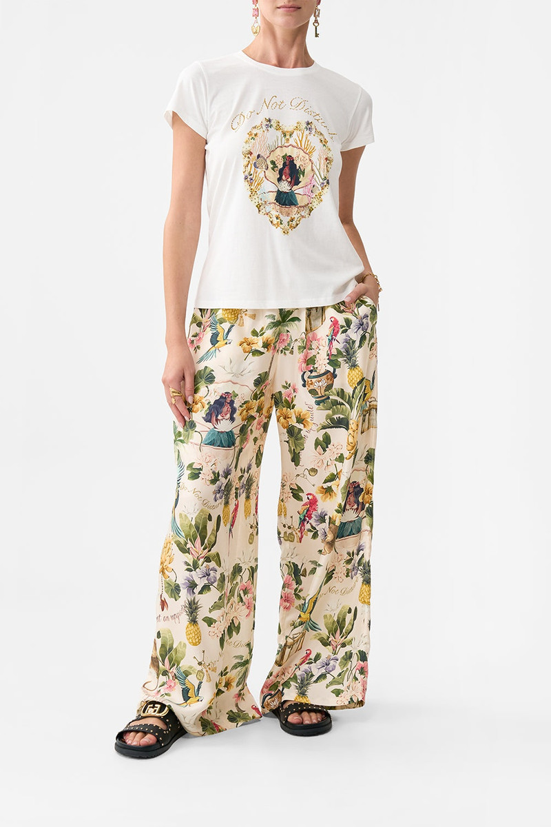 CAMILLA SLIM FIT ROUND NECK T-SHIRT outlook