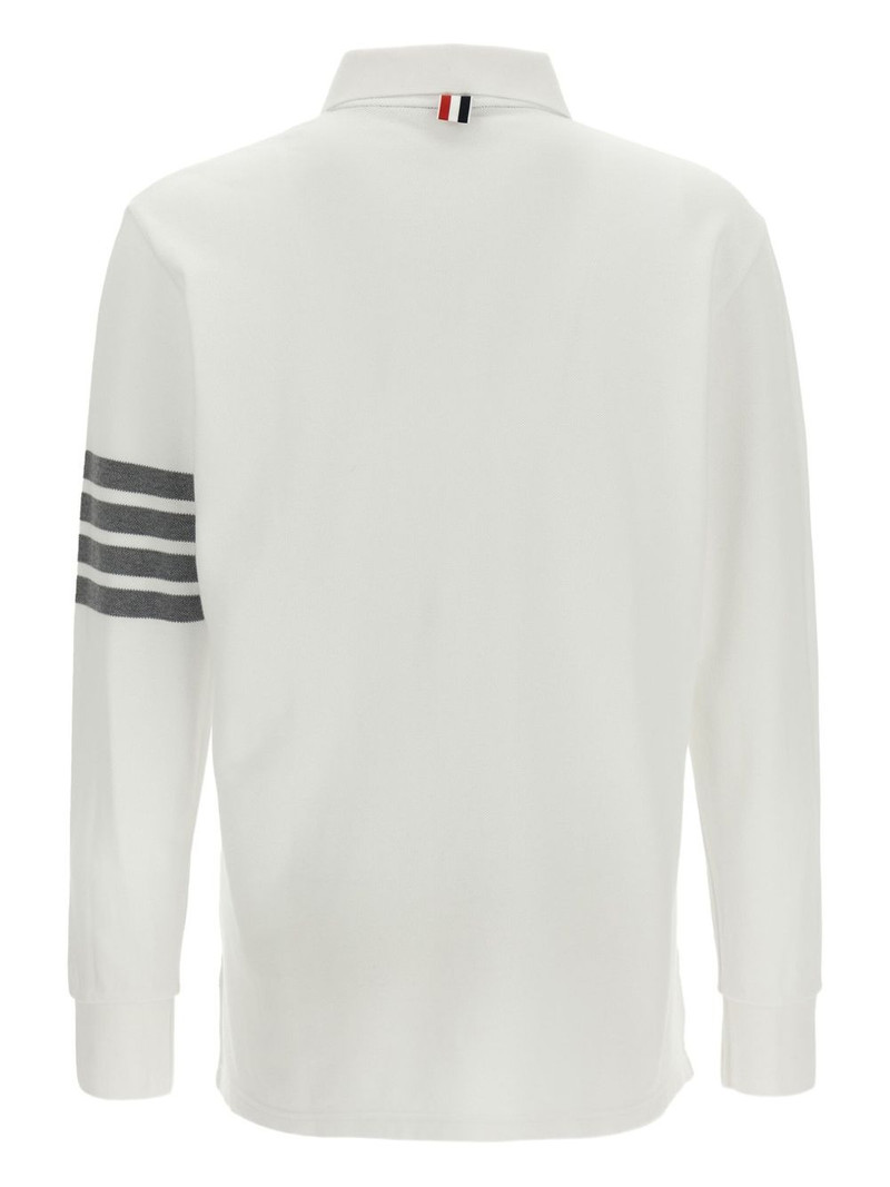 Thom Browne Classic 4Bar long-sleeve polo shirt outlook