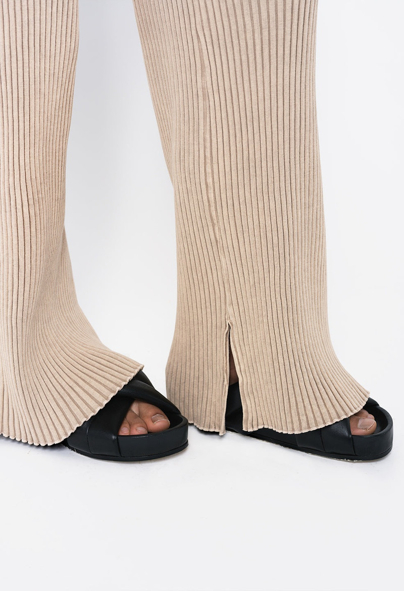 MINERAL WASH GINZA RIB SPLIT PANT 5