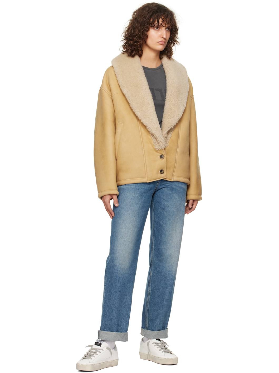 Blue Medium Wash Jeans - 4