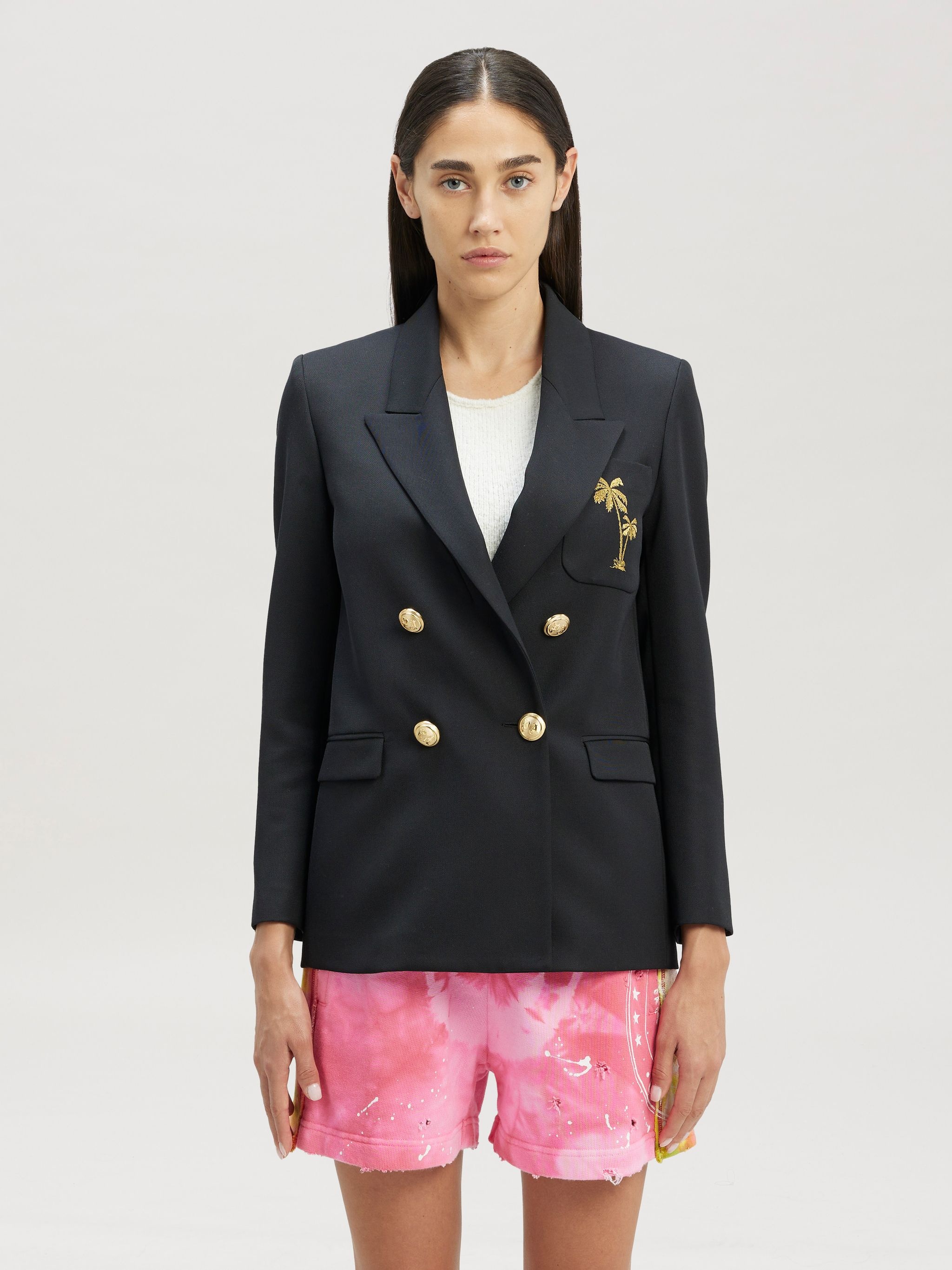 Curved Palm Blazer - 3