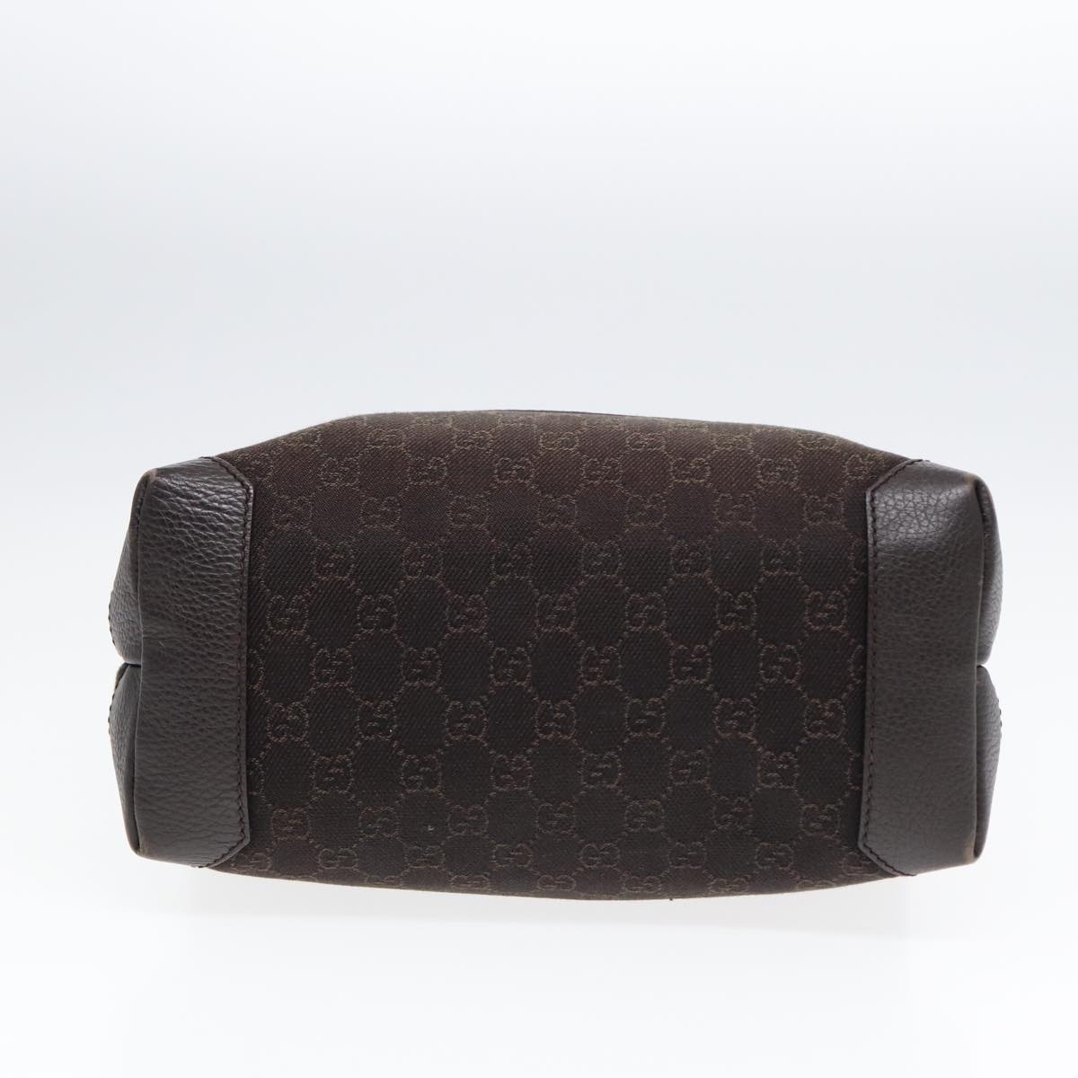 GUCCI GG Canvas Tote Bag Outlet Brown Silver - 9