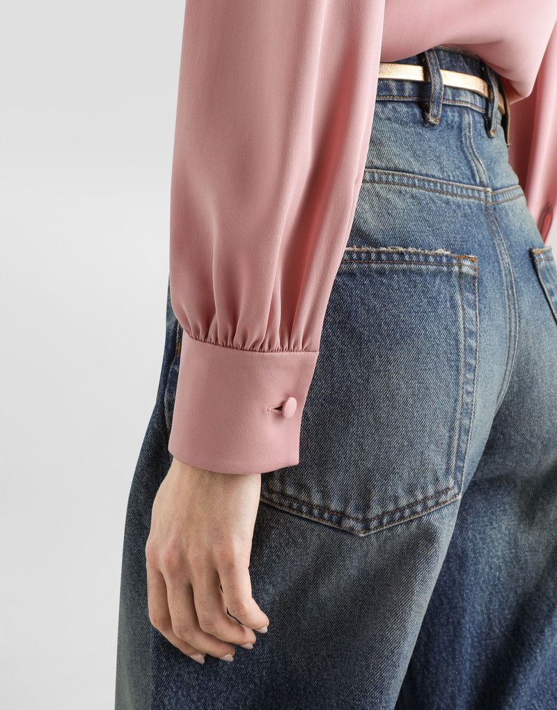 Stretch charmeuse shirt 5