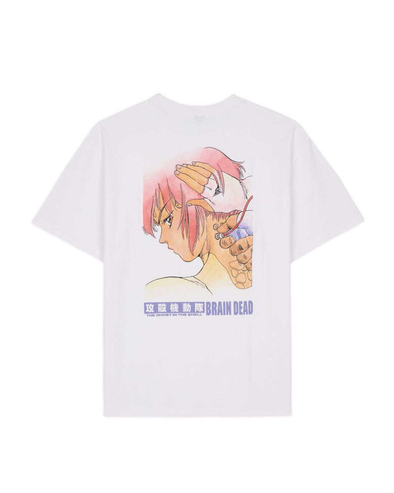 BRAIN DEAD Brain Dead x Ghost In The Shell T-shirt - White outlook