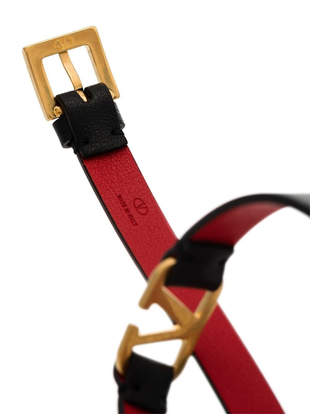 Valentino Vlogo signature leather bracelet | tessabit