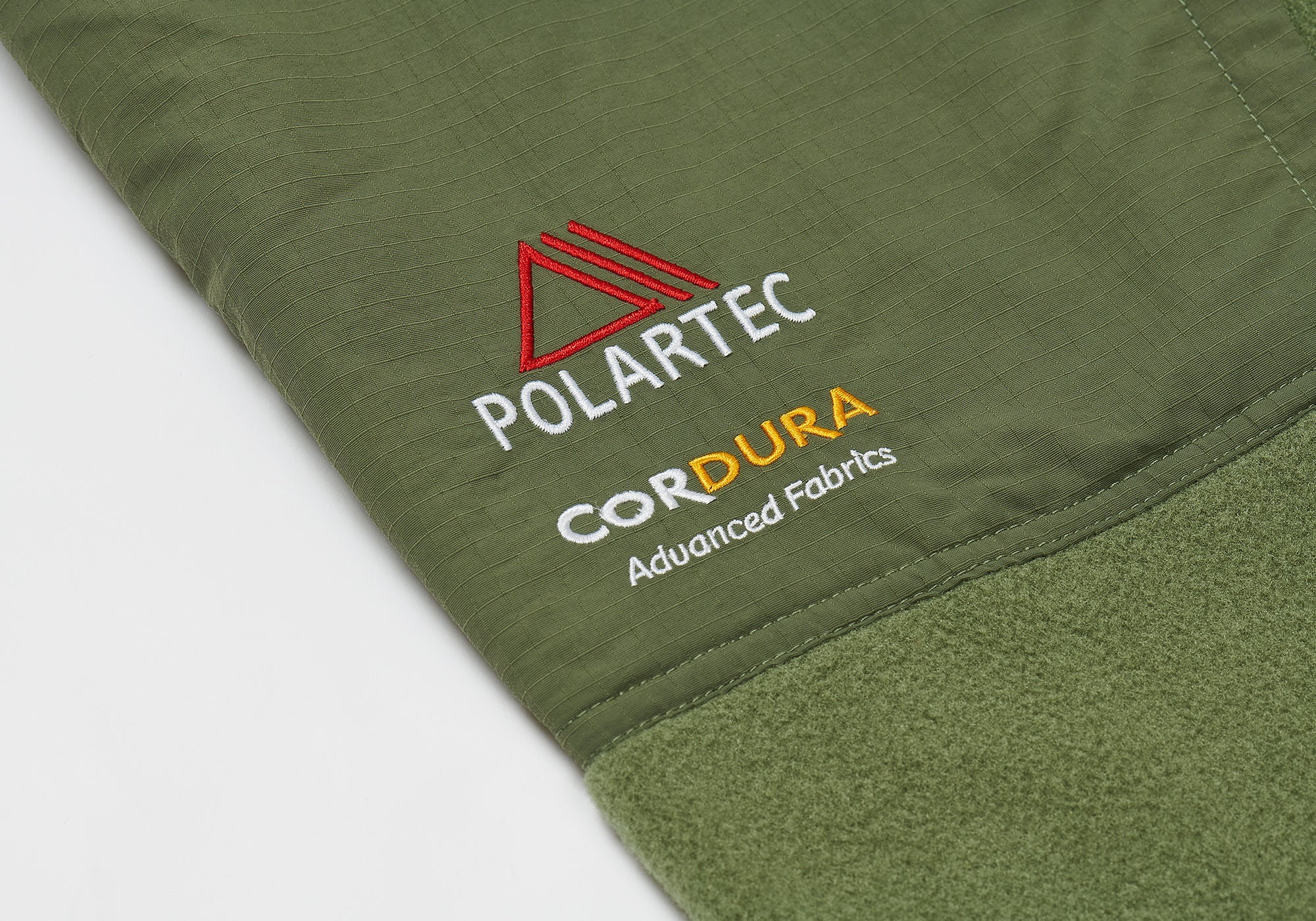 PALACE POLARTEC DOUBLE ZIP FUNNEL OLIVE | REVERSIBLE