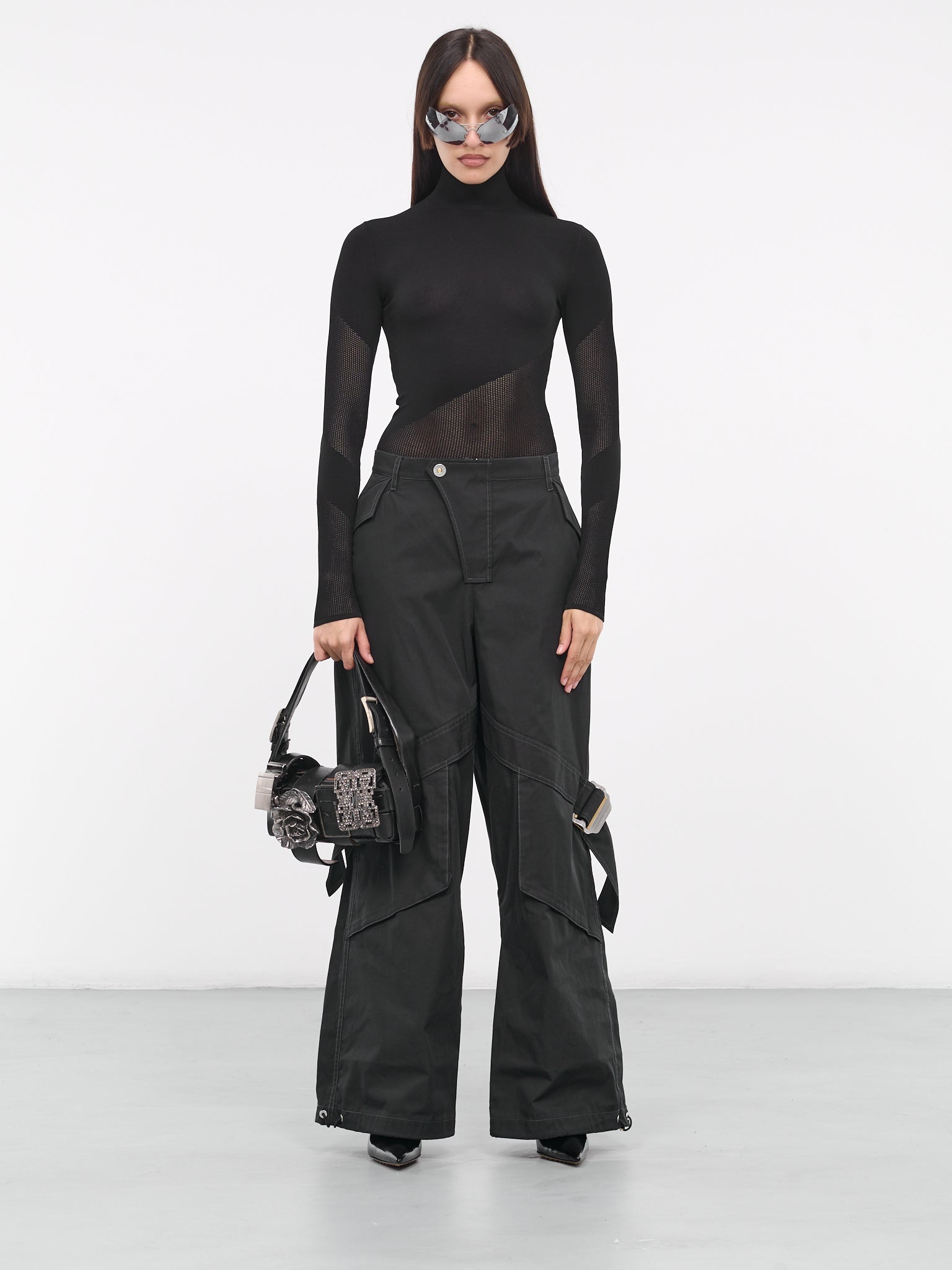Belted Pocket Pants - 6