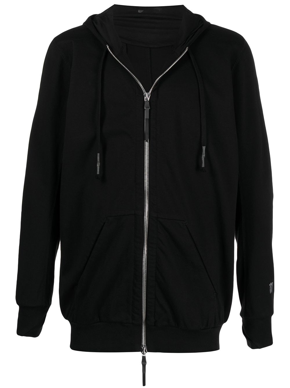 long-sleeve zipped hoodie - 1