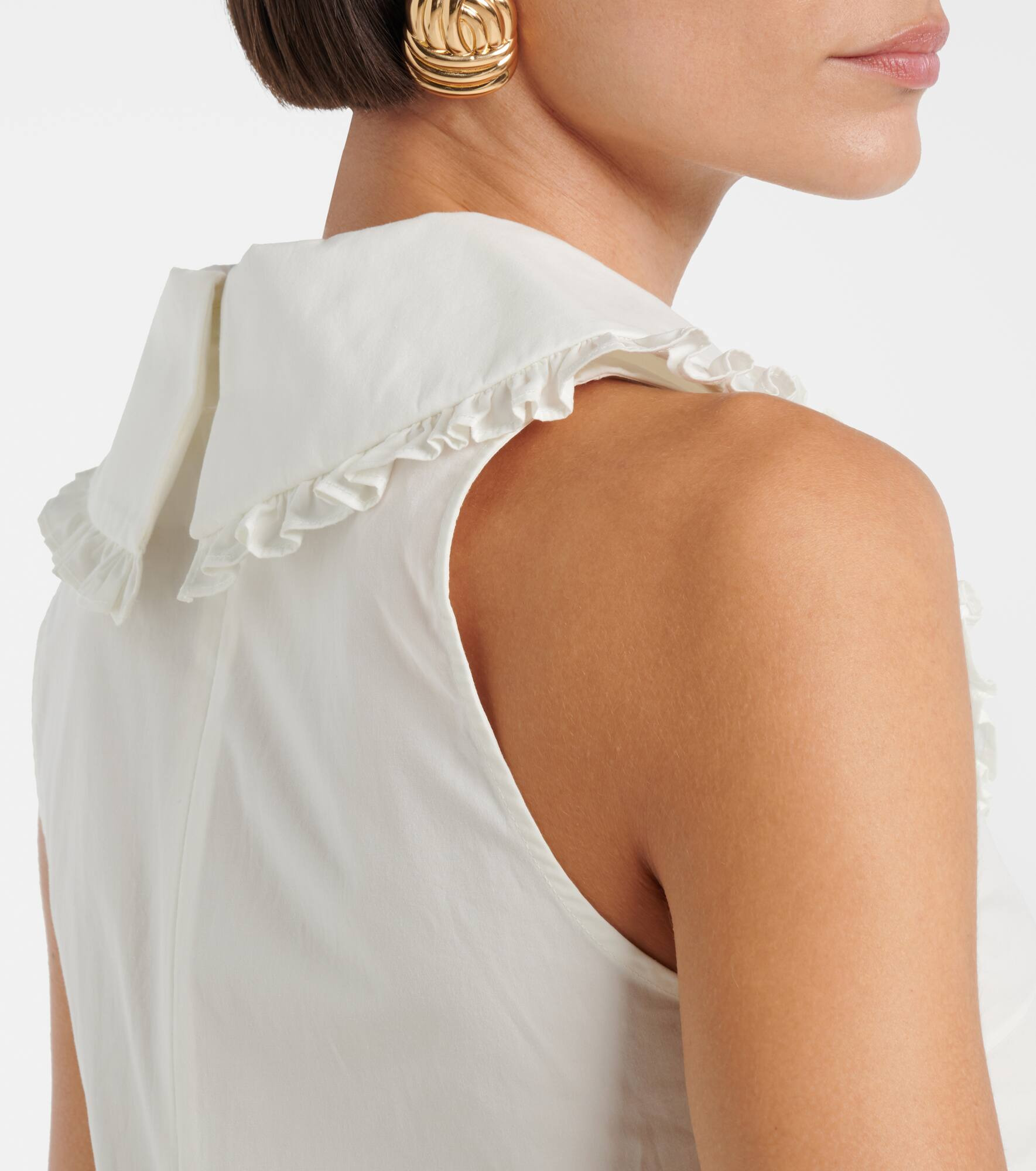 Ruffled cotton top - 6