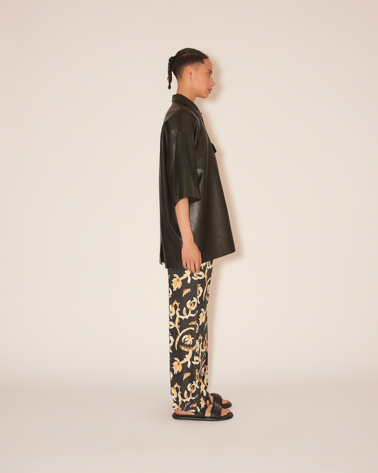 MILLO - Track pants - Naive floral black - 4