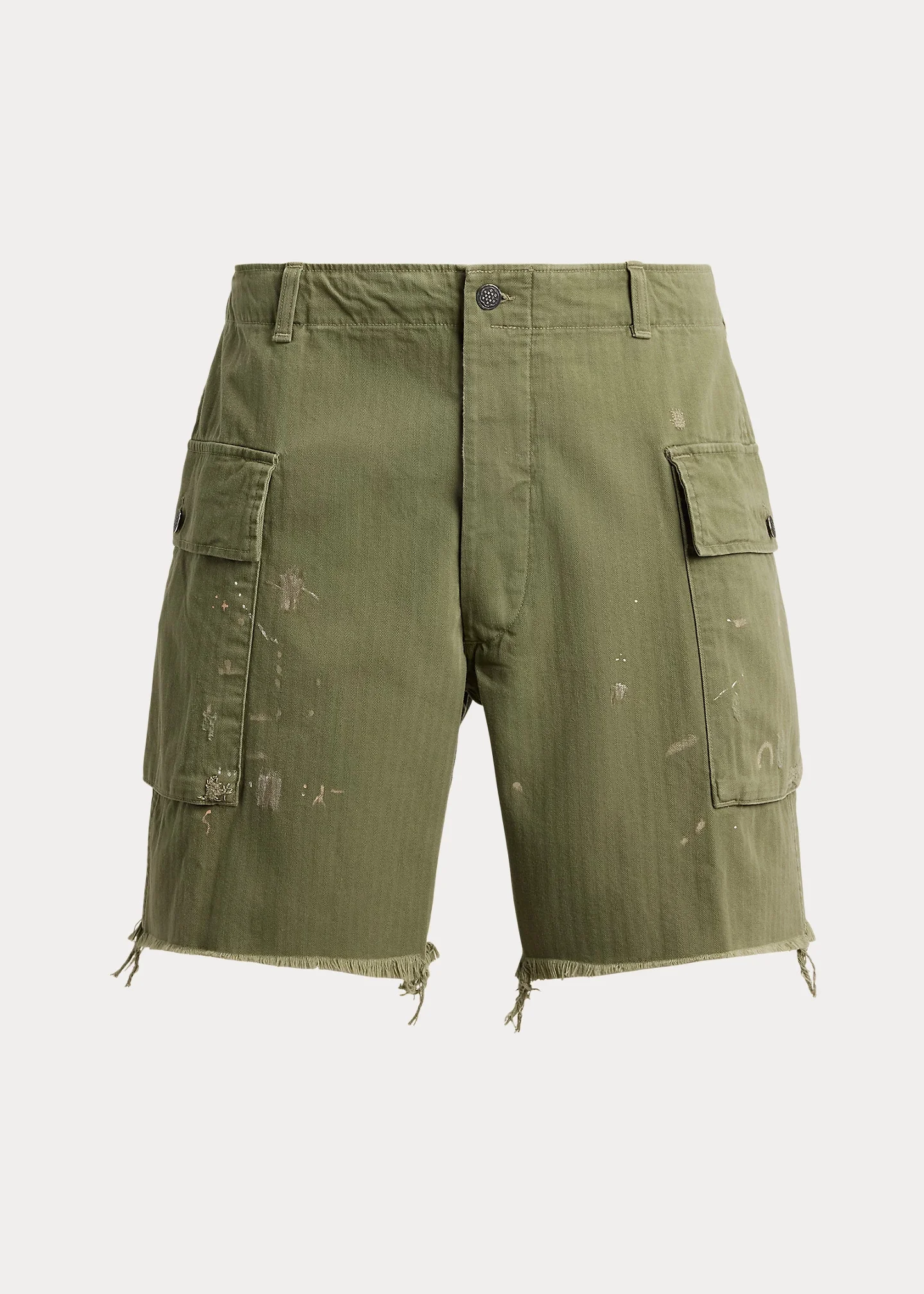 8-Inch Relaxed Herringbone Cargo Short - 1