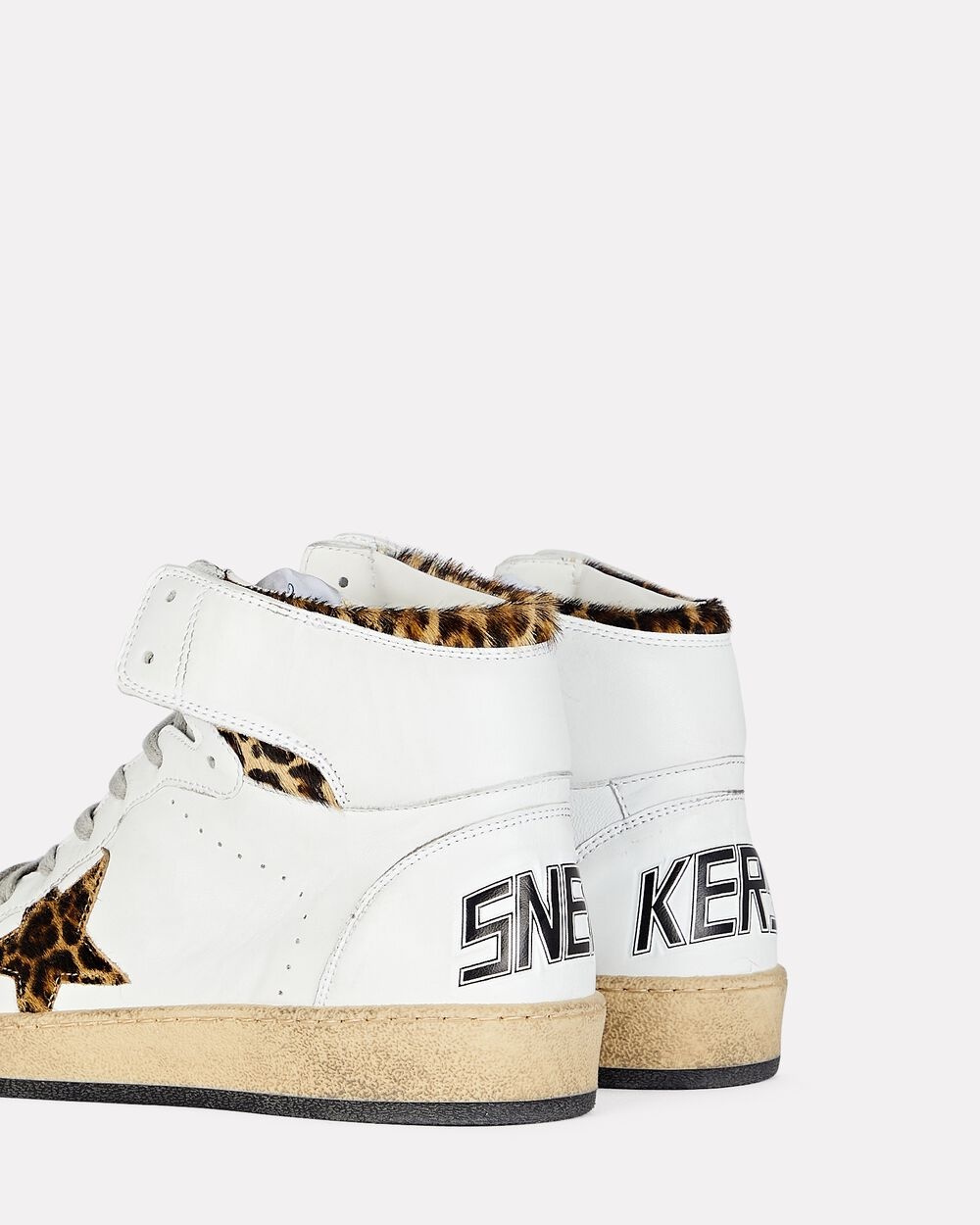 Sky Star Leather High-Top Sneakers - 3