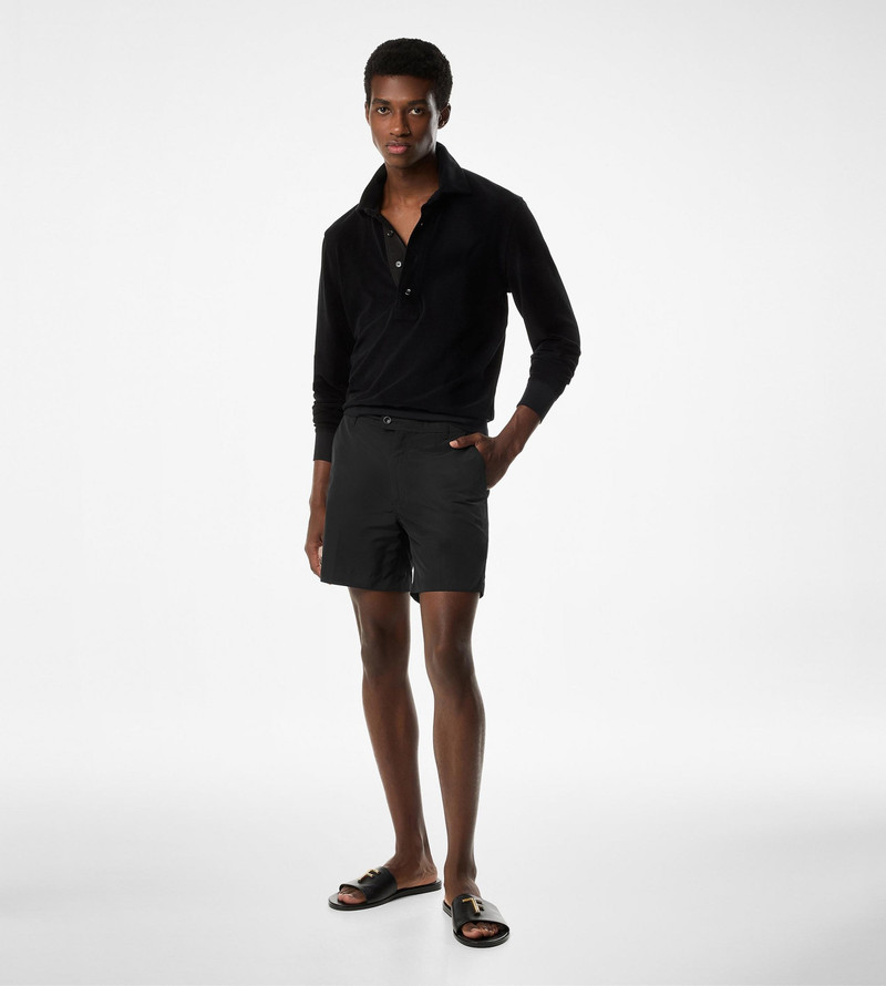 TOM FORD TECHNICAL FAILLE TAILORED SHORTS outlook