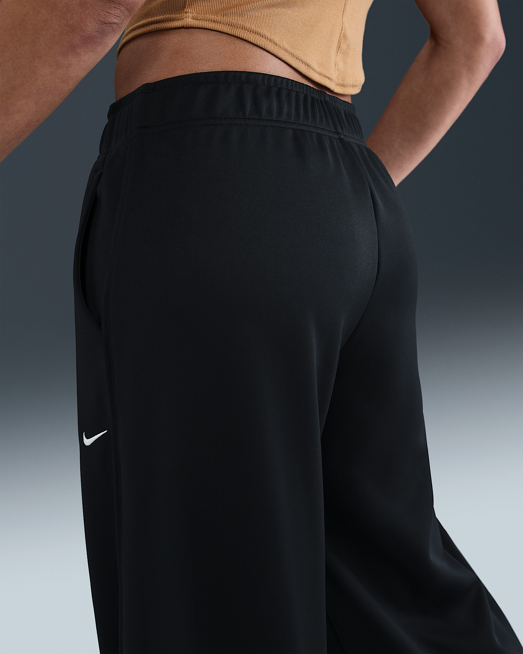 Nike Sportswear Women's Mid-Rise Wide-Leg Track Pants - 3