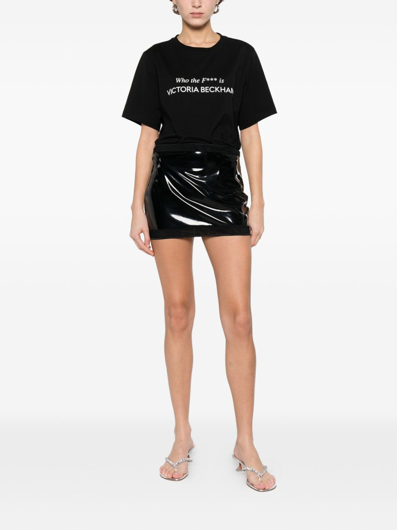 Oséree black mini skirt outlook